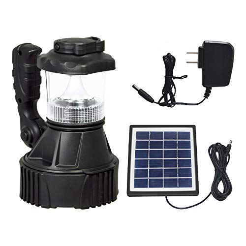 Solarplusmore Solar Solar Camping Lantern Rechargeable LED Spotlight Hurricane Waterproof Lantern With USB Wall Charger 6V 17W Polycrystalline Long-Lasting Multi-Functional Solar Lantern